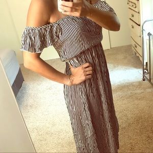 Amuse Society Off The Shoulder Dress